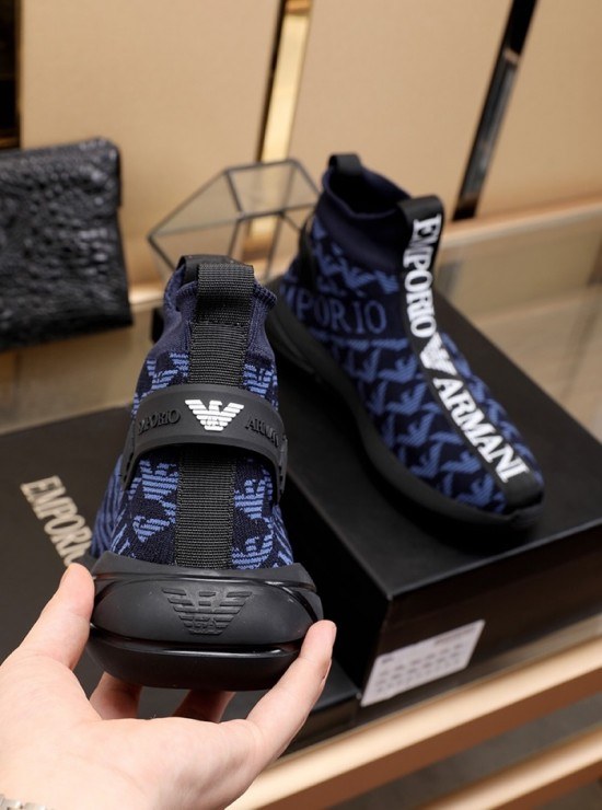 알마니 2020 남성용 니트 부츠 ARMS0244,