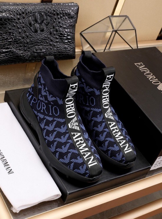 알마니 2020 남성용 니트 부츠 ARMS0244,