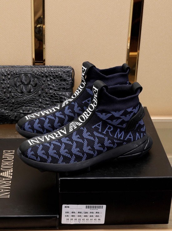 알마니 2020 남성용 니트 부츠 ARMS0244,