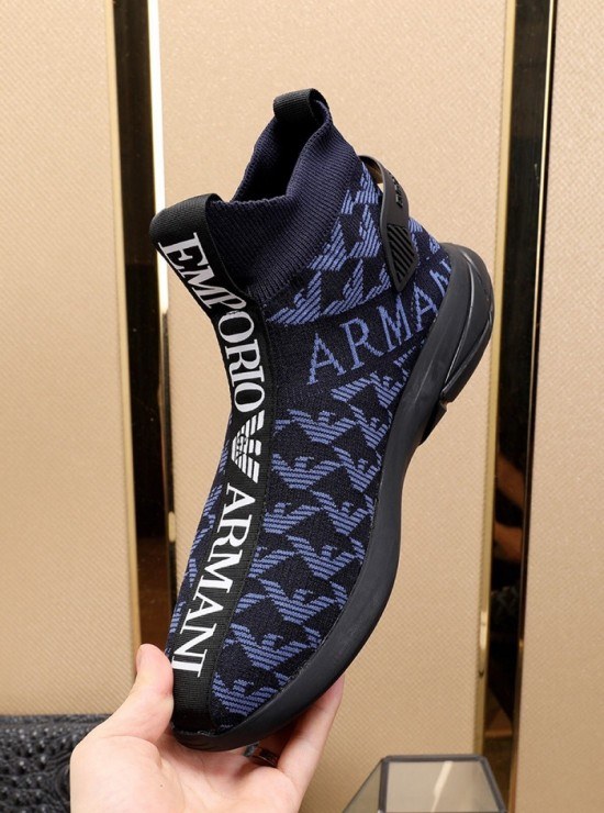 알마니 2020 남성용 니트 부츠 ARMS0244,