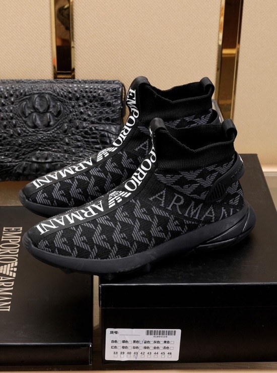 알마니 2020 남성용 니트 부츠 ARMS0243,