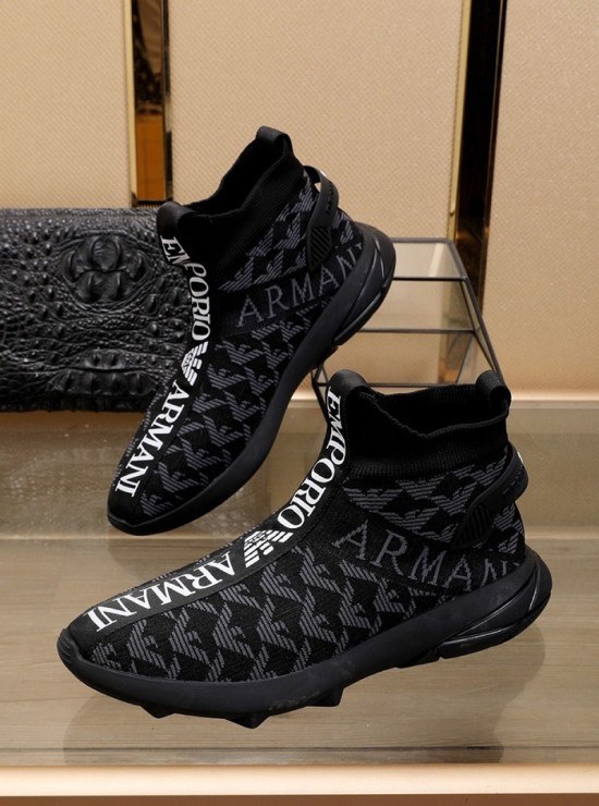 알마니 2020 남성용 니트 부츠 ARMS0243,