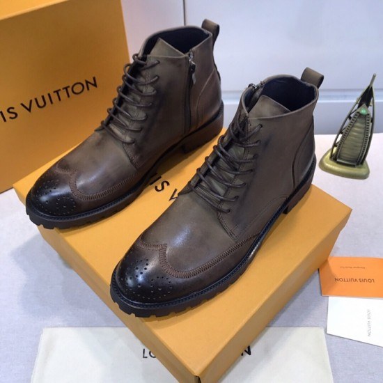 Louis Vuitton 2020 Mens Leather Boots Sneakers