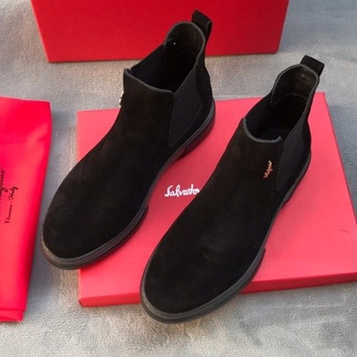 Ferragamo 2020 Mens Leather Boots