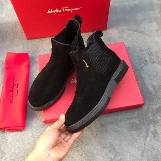 Ferragamo 2020 Mens Leather Boots