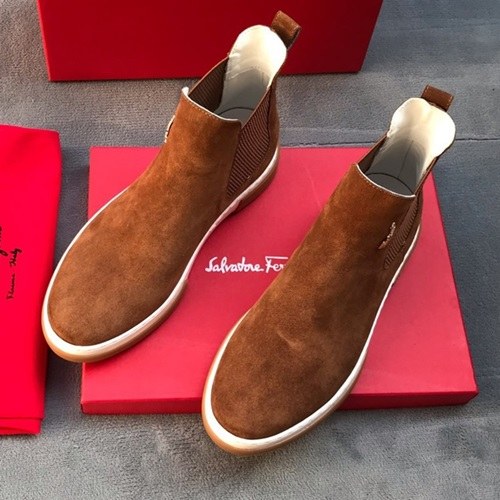 Ferragamo 2020 Mens Leather Boots