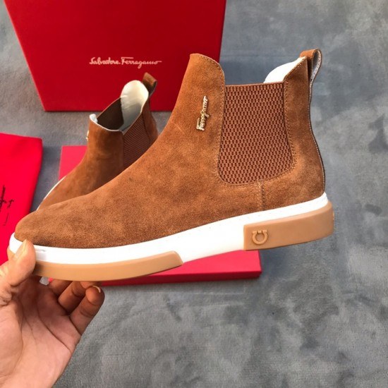 Ferragamo 2020 Mens Leather Boots