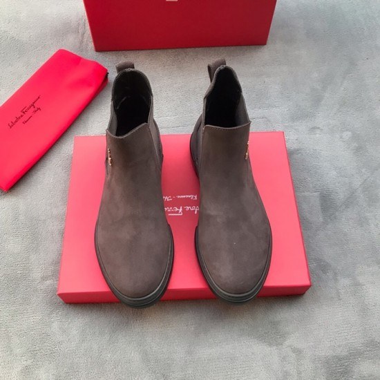 Ferragamo 2020 Mens Leather Boots
