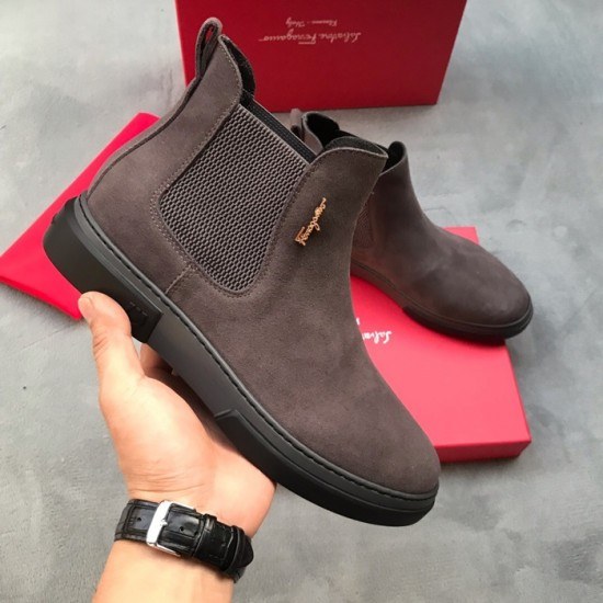 Ferragamo 2020 Mens Leather Boots