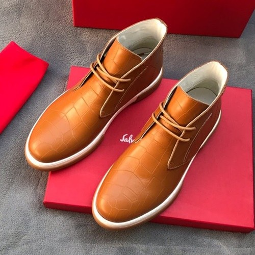 Ferragamo 2020 Mens Leather Boots