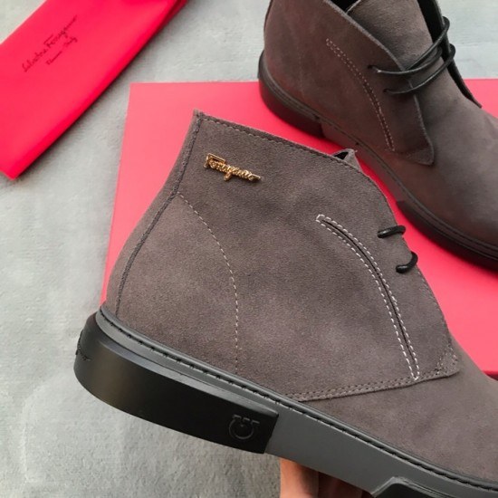 Ferragamo 2020 Mens Leather Boots
