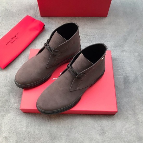 Ferragamo 2020 Mens Leather Boots