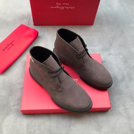Ferragamo 2020 Mens Leather Boots