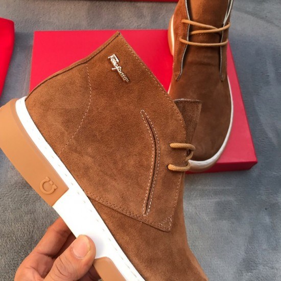 Ferragamo 2020 Mens Leather Boots