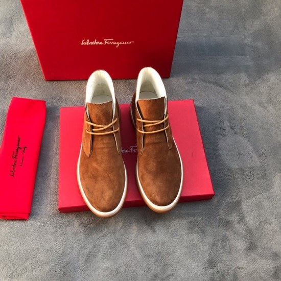 Ferragamo 2020 Mens Leather Boots