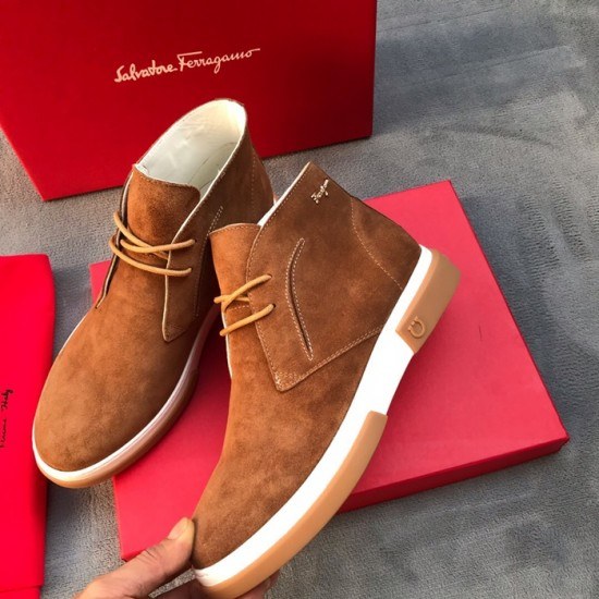 Ferragamo 2020 Mens Leather Boots