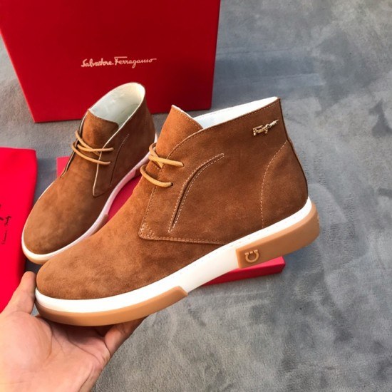 Ferragamo 2020 Mens Leather Boots