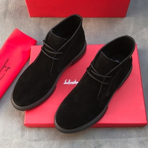 Ferragamo 2020 Mens Leather Boots