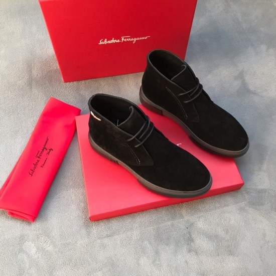 Ferragamo 2020 Mens Leather Boots