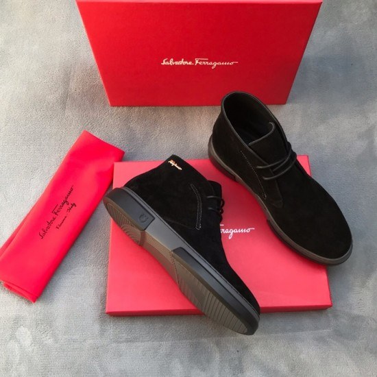 Ferragamo 2020 Mens Leather Boots