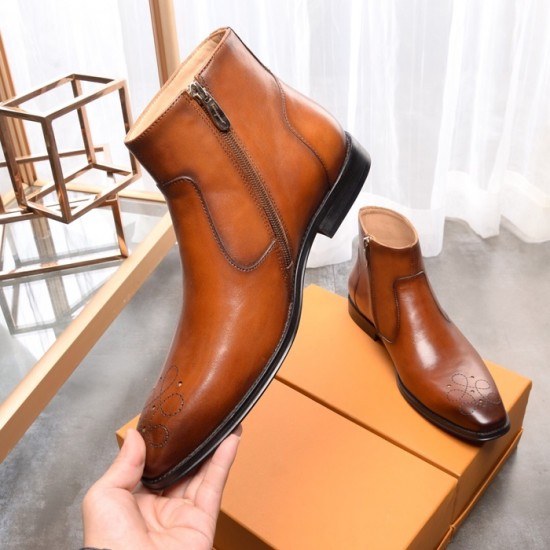 Ferragamo 2020 Mens Leather Boots