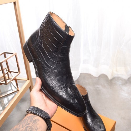 Ferragamo 2020 Mens Leather Boots