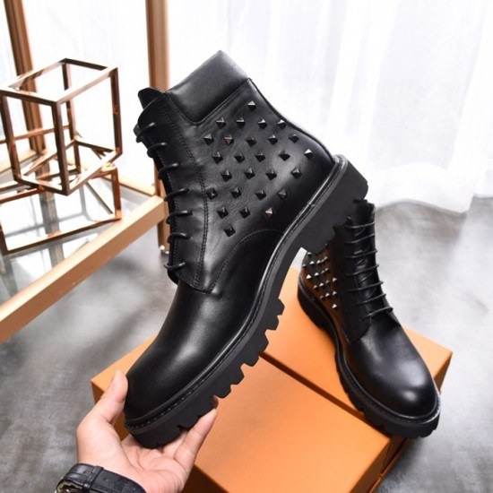 Valentino 2020 Mens Leather Boots Sneakers