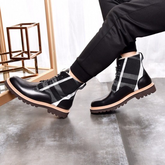 Burberry 2020 Mens Leather Boots Sneakers