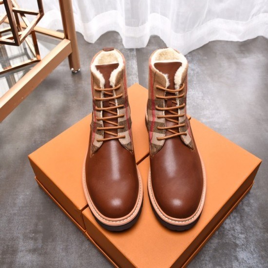 Burberry 2020 Mens Leather Boots Sneakers
