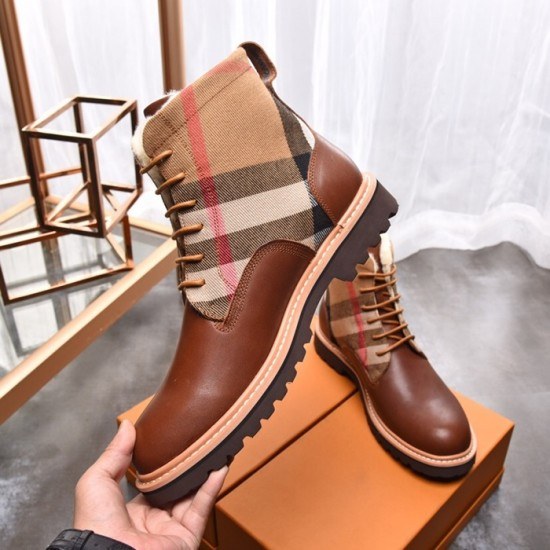 Burberry 2020 Mens Leather Boots Sneakers