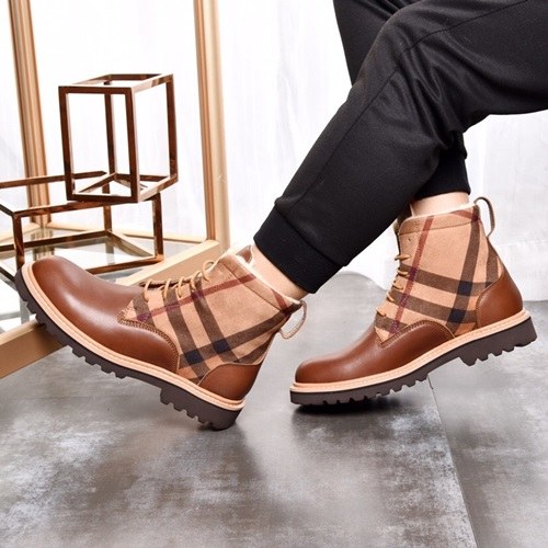 Burberry 2020 Mens Leather Boots Sneakers