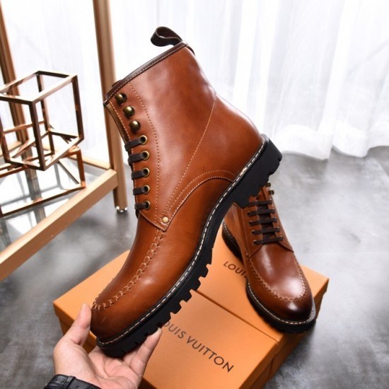 Louis Vuitton 2020 Mens Leather Boots Sneakers