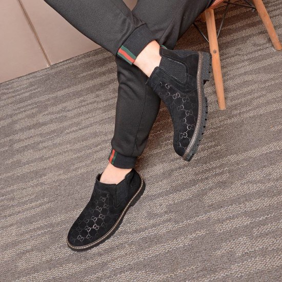 Gucci 2020 Mens Leather Boots