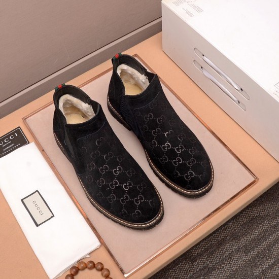 Gucci 2020 Mens Leather Boots