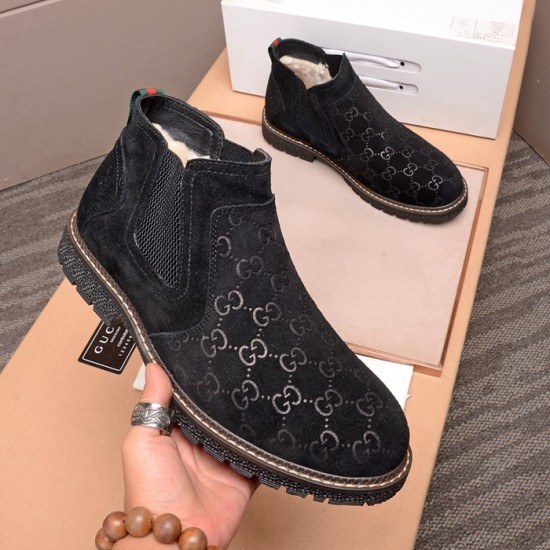 Gucci 2020 Mens Leather Boots