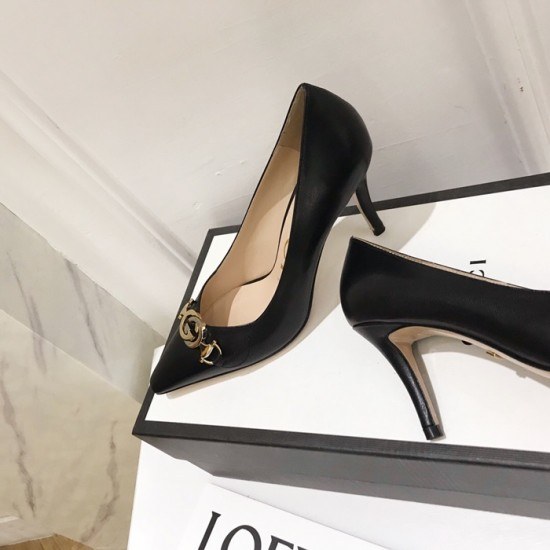 Gucci 2020 Ladies Leather Pumps High Heel