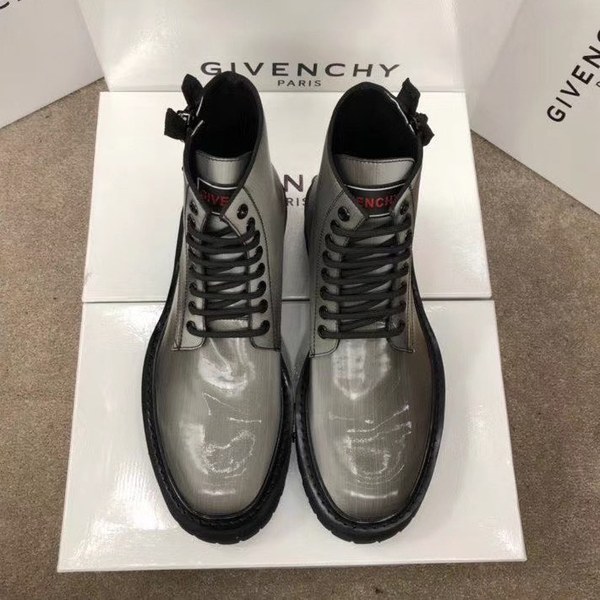 지방시 2020 camden 리지드솔부츠 실버컬러