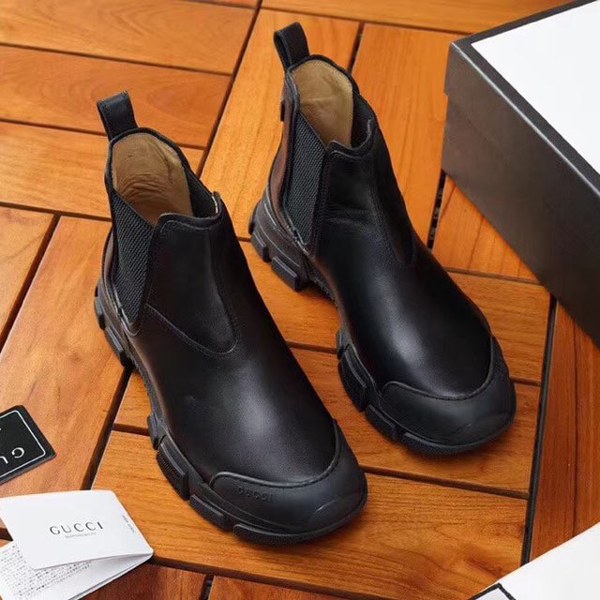 구찌 2020 플래시트랙 로고와펜 앵클부츠