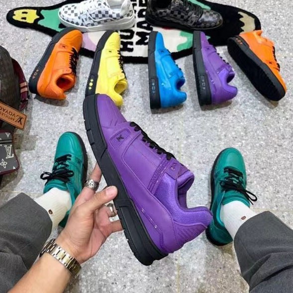 루이비통 2021 컬러 LV 트레이너 스니커즈