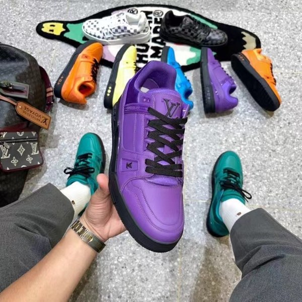 루이비통 2021 컬러 LV 트레이너 스니커즈