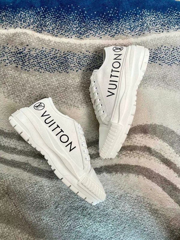 루이비통 2021사이드로고 스쿼드 트레이너 스니커즈