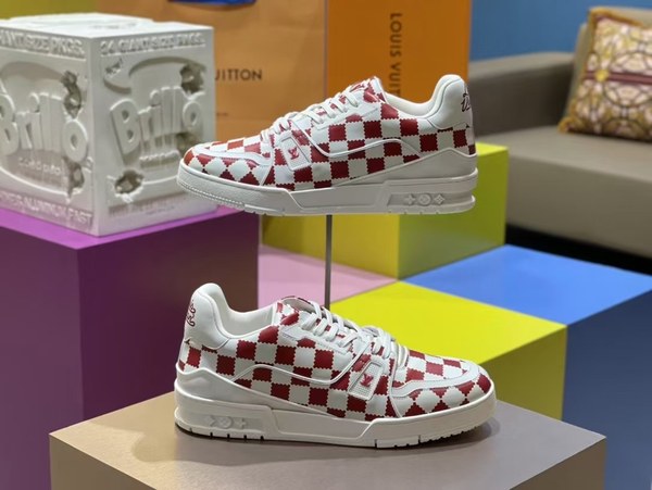 루이비통 2021 체스컬러 Lv 트레이너 스니커즈