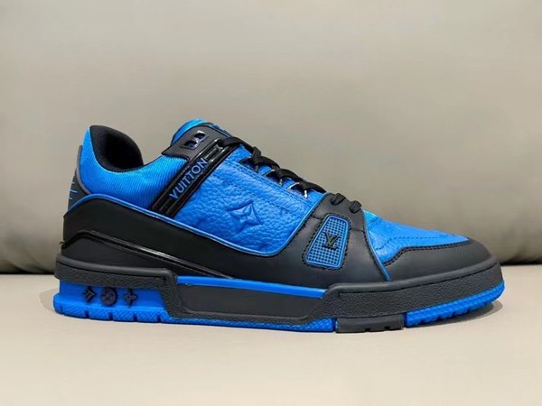 루이비통 2021 LV 트레이너 스니커즈 블랙&블루