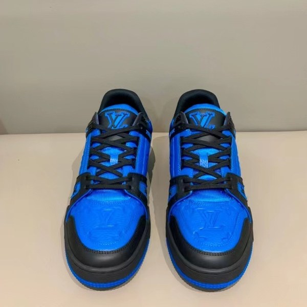루이비통 2021 LV 트레이너 스니커즈 블랙&블루