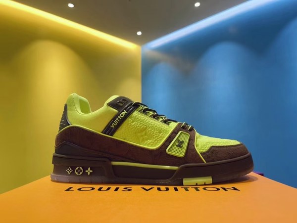 루이비통 2021 LV 트레이너 네온컬러 스니커즈