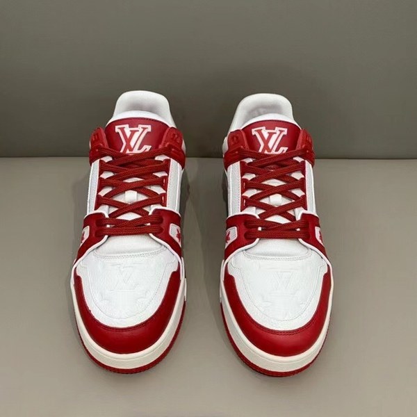 루이비통 2021 LV 트레이너 스니커즈 발렌타인 컬러