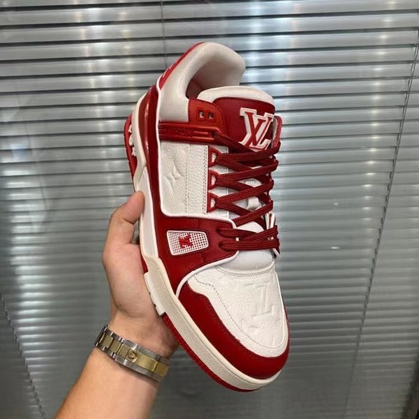 루이비통 2021 LV 트레이너 스니커즈 발렌타인 컬러