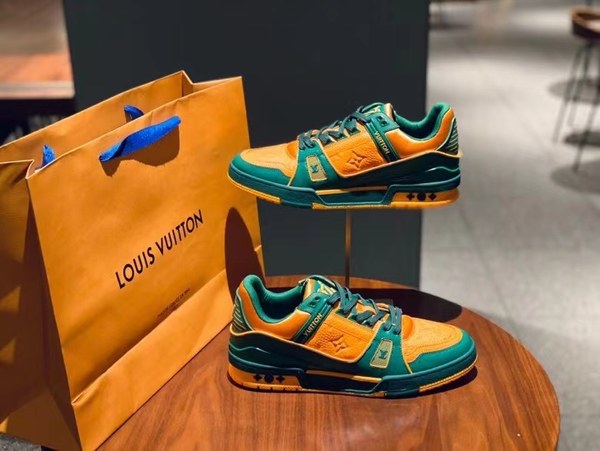 루이비통 2021 LV트레이너 스니커즈 자메이카 컬러