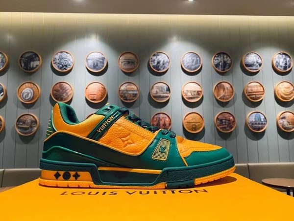 루이비통 2021 LV트레이너 스니커즈 자메이카 컬러