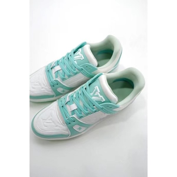 루이비통 2021 lv 트레이너 스니커즈 티파니 컬러